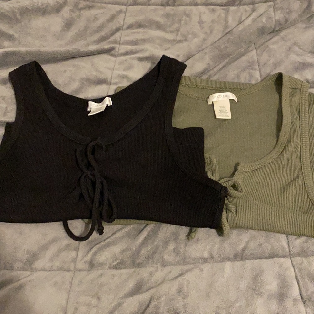 bozzolo bundle crop tank tops size large
